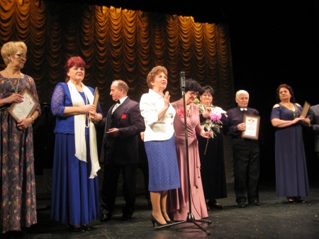 Второй областной фестиваль ветеранов "Жемчужная россыпь романса"